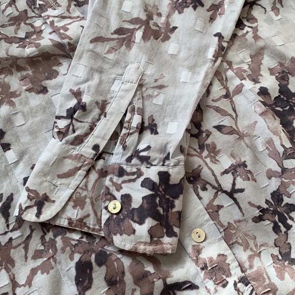 Coldwater Creek floral print button down - Picture 4 of 6